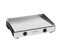 Lagrange Plancha électrique PRO 65 - 65x40 cm, 2 brûleurs, 3500 W, noir, kit d'accessoires