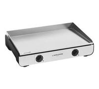 Lagrange Plancha électrique PRO 65 - 65x40 cm, 2 brûleurs, 3500 W, noir, kit d'accessoires