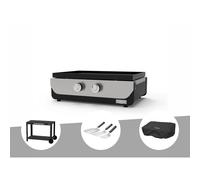 Plancha original gaz 260 duo + desserte + kit 3 spatules + housse de protection