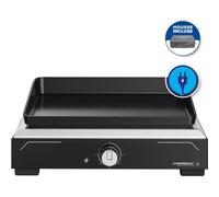 Campingaz Plancha à poser 1 XD – Fonte émaillée, 45x30 cm, 2500 W, thermostat réglable