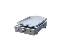 plancha plancha lagoa 2 à 6 personnes gaz butane propane plaque de cuisson inox - caisson tout inox - 2600 w allumage piezzo