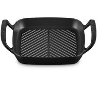 Plancha pour barbecue LE CREUSET collection barbecue 26cm noir mat