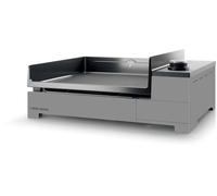 Forge Adour Plancha électrique PREMIUME45ANG 2500 W plaque fonte émaillée 44 x 40,5 inox G