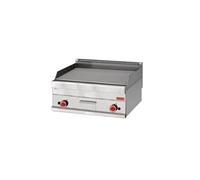 Plancha Professionnelle à Gaz 2 Brûleurs - Gastro M - - Acier inoxydable 700x650x280mm