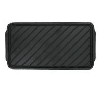 Baumalu Plancha en fonte réversible 38 x 23 cm – noire – pour gaz et four