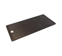 Char-Broil Plaque de cuisson pour barbecue 2-3 brûleurs en fer, noire et rectangulaire