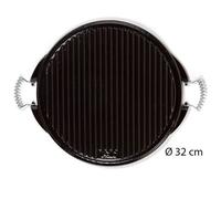 Plancha ronde et réversible en fonte émaillée 32 cm - Vaello