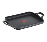 Plancha - TEFAL - Aroma On - Fonte d'aluminium 26x32 cm - Revêtement titane antiadhésif - Compatible tous feux