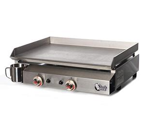 Plancha Tonio/Bento 6 à 12 personnes - Gaz butane propane - Plaque de cuisson et Caisson Inox - Système de sécurité thermocouple - Allumage piezzo mécanique - Fabrication 100% France