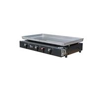 Plancha Tonio - Plancha Lagos 15 à 30 personnes - Gaz butane propane - Plaque de cuisson inox - Caisson Acier Époxy - 7350 W - Allumage piezzo électronique - Fabrication 100 % Française