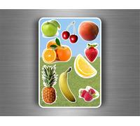 Planche 10 Gommettes Autocollants Stickers Enfant Carte Diy Scrapbooking Legumes