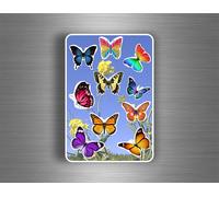 Planche 10 Gommettes Autocollants Stickers Enfant Carte Scrapbooking Papillons