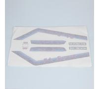 Planche 8 Autocollant Sticker Bleu / Rouge Cgn Pour Mobylette Mbk 50 51 Neuf