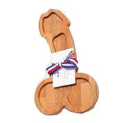 Planche à apéritif unique, ensemble de planches à fromage et planches de charcuterie améliorées, cadeaux drôles et originaux en forme de coq avec des courbes et une taille parfaites (Left,24CM)