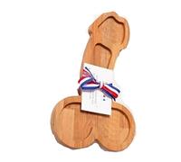 Planche à apéritif unique, ensemble de planches à fromage et planches de charcuterie améliorées, cadeaux drôles et originaux en forme de coq avec des courbes et une taille parfaites (Right,24CM)