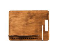 Planche à croquis d'art portable avec poignée 26 x 40 cm - Porte-bloc en bois avec support de brosse pour croquis - Portable pour le dessin