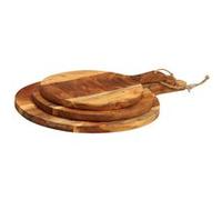 Vidaxl Planche À Découper 3 Pcs Cm Bois D'acacia Massif