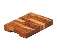 Planche à Découper Bloc de Boucherie Intérieur Bois d'Acacia Massif vidaXL