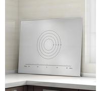 Planche a Decouper 316 Inox,Plan de Travail Inox,Plaque Inox Cuisine,Protege Plan de Travail Cuisine,Grande Planche a Decouper Pour la Cuisine,Bar,Restaurant (60 * 48cm)