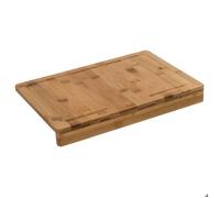 Paris Prix Planche à découper FIVE Simply Smart Bambou avec rebord 35 cm Naturel G