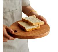 Planche À Découper - 36 Cm Planches Bois, Bloc Cuisine Extérieur, Plateau Viande | Planche En Bois Naturel Pour Légumes Fruits Et Préparation Repas En Camping Ou Pique Nique Très Facile Laver