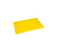 Planche à découper 450 x 300 x 12 mm jaune haute densité Hygiplas