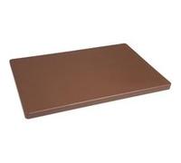 Planche à découper 450 x 350 x 20 mm basse densité marron Hygiplas 12 G