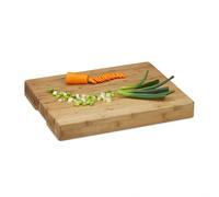 Planche à découper 5,5 kg huilé planche à découper en bambou 2 pièces 5,5 cm