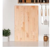vidaXL Planche à découper 60x40x4 cm bois massif de hêtre Brun