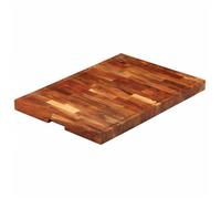 Planche à découper 60x42x4 cm bois d acacia massif