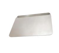 Planche à découper à arrondis en acier inoxydable 304, planche de préparation avec nettoyage rapide pour les tâches de comptoir de cuisine à domicile et la préparation de la pâte à découper en à