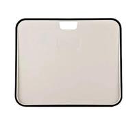 Planche à découper à viande - Planche à découper double face de 33,39 cm - Accessoires de cuisine en polypropylène avec poignée antidérapante et zone de ponçage - Planches multifonctions lavables au