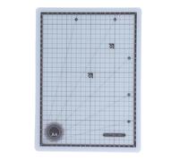 Planche à Découper A4, Tapis de Coupe Autocicatrisant Double Face PVC 12 x 9 Pouces - Échelle Précise, Surface Semi - transparente, Idéal pour Couture et Loisirs Créatifs