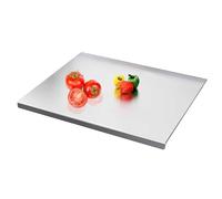 Planche À Découper Acier Inoxydable - Métal 500g | Plateau Qualité Alimentaire Robuste | Tapis Anti-rayures Viande - Pour Légume Fromage Boucher Cuisine Maison Camping Randonnée Pâtisserie