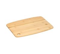 Planche à Découper en Bois de Bambou 30x23cm avec Trou d'Accrochage Alpina Beige Beige G