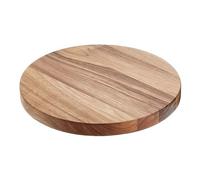Planche à Découper Apéritif Tranché Disque Rond Bois Acacia Ø 33 CM Leone -