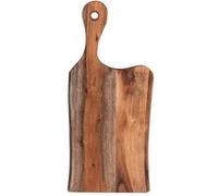 Planche à découper avec manche 45x20 cm Wild - Table Passion - Marron - Bois Marron G