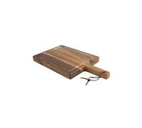 Planche à découper avec poignée 42x23 cm en acacia - Woodware - Marron - Bois