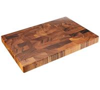 Planche à découper avec rainures pour Les Doigts T & G End Grain, Bois Dense, Style 3, Taille L