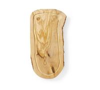 Planche à découper avec rigole en bois d'olivier 400x250x(H)18mm