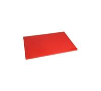 Hygiplas Plancheà découper antibactérienne basse densité Rouge 450 x 300 x 10 mm