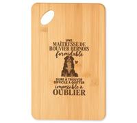 Planche à Découper Bouvier Bernois Formidable | Plateau Apéro Bambou Gravé 30 × 20 cm | Cuisine Barbecue Apéritif | Idée Cadeau Propriétaire de Chien Crémaillère Noël