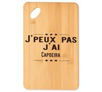 Planche à découper Capoeira - Plateau Apéro en Bambou Cadeau Original Cuisine Barbecue
