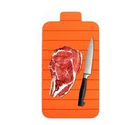 Planche à découper - Carton haché - Toboggan - Tapis de découpe de cuisine - Sans BPA - Accessoire de camping léger pour la préparation de la viande - RV - Cuisson - Portable - Pour pique-nique en
