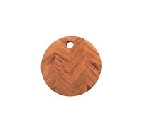 Planche à découper chevron 25 cm - - Marron - Bois
