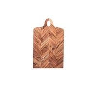 Planche à découper Chevron 45x20 cm - - Marron - Bois