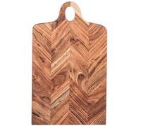 Planche à découper Chevron 50x30 cm - Table Passion - Marron - Bois G