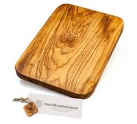 Planche à Découper, Coins Arrondis en Bois D'Olivier - 35cm