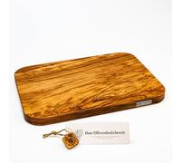 Planche à Découper, Coins Arrondis en Bois D'Olivier - 40cmx30cm
