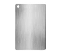 Planche A Decouper,Cutting Board Inoxydable Planche à découper de cuisine en acier inoxydable 316, planches épaissies Double face, ensemble d'assiettes(29x20cm)